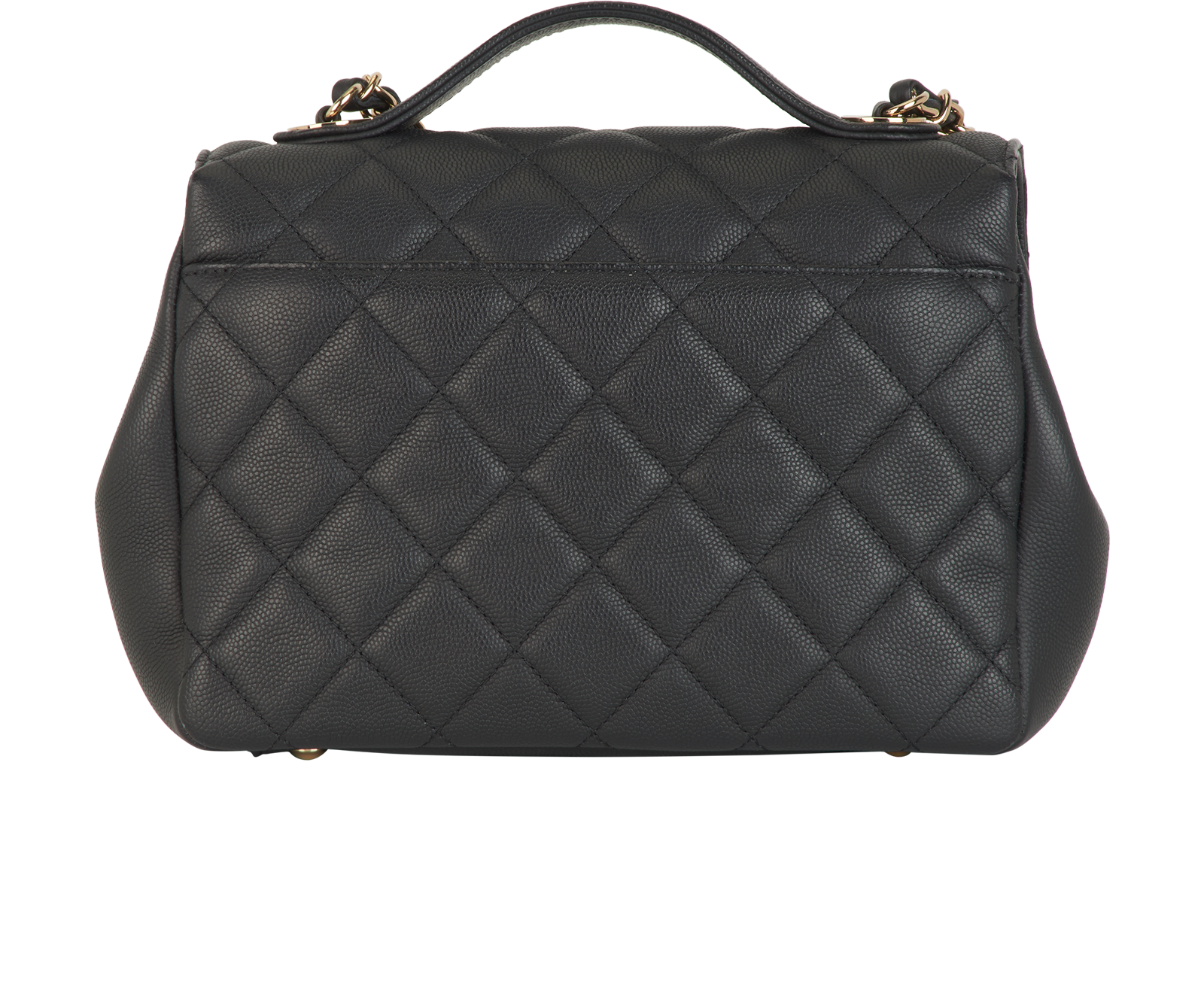 Business Affinity Bag, &pound;2,300, Handbags, Black, Caviar Leather, Back view